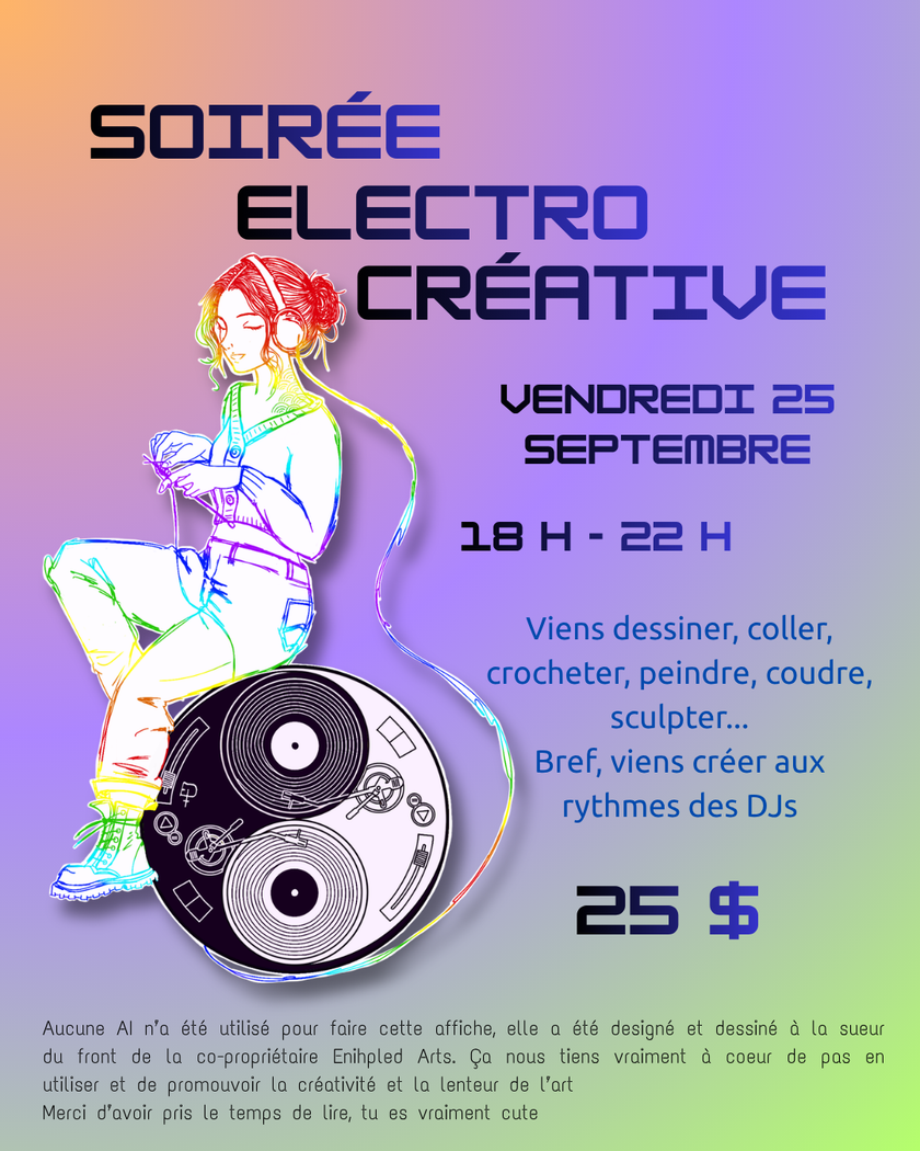 Soirée Électro Créative — 4e Édition