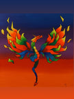 Abonnement Accès Artiste Résident - phénix coloré