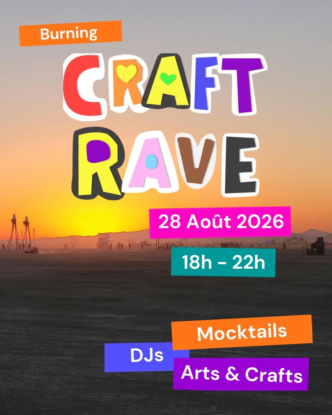 Burning Craft Rave — 28 Août 2026